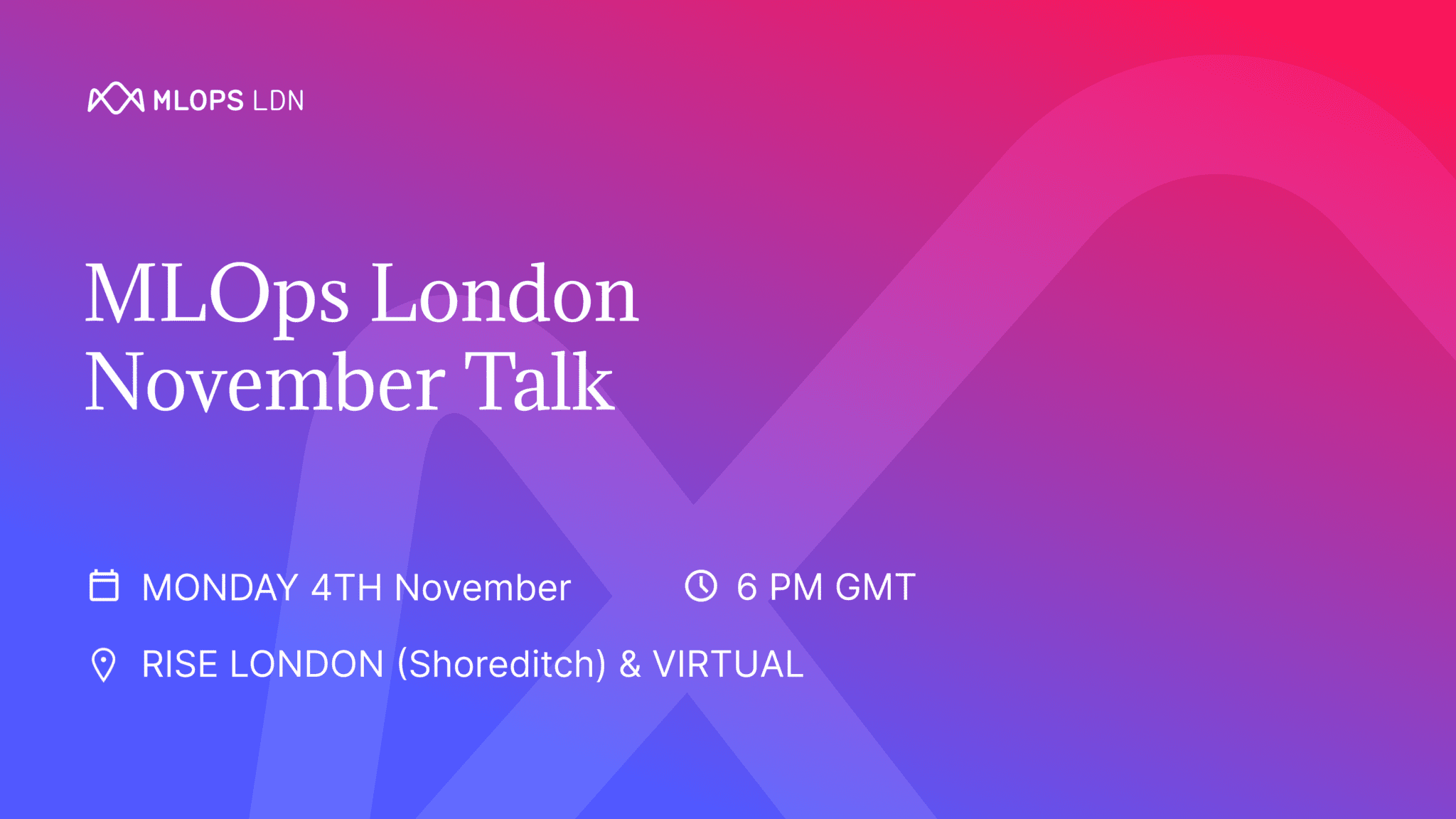 MLOps London November Talks